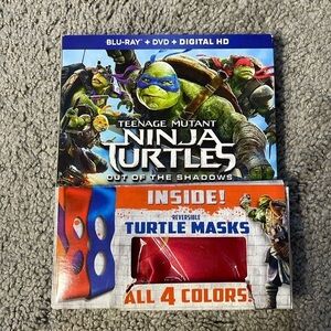 Teenage Mutant Ninja Turtles Out Of The Shadows DVD & Blu-ray Disc 4 MASKS